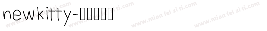 newkitty字体转换