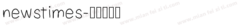 newstimes字体转换