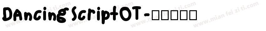 DancingScriptOT字体转换