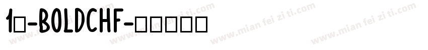12-BOLDCHF字体转换