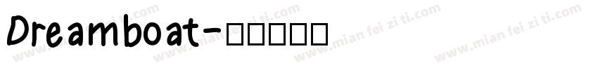 Dreamboat字体转换