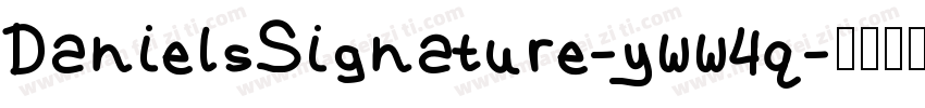 DanielsSignature-yww4q字体转换