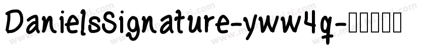 DanielsSignature-yww4q字体转换