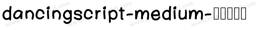 dancingscript-medium字体转换