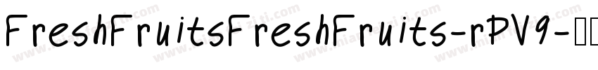 FreshFruitsFreshFruits-rPV9字体转换
