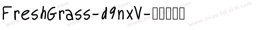 FreshGrass-d9nxV字体转换