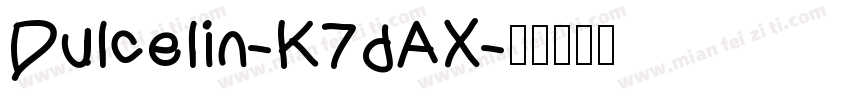 Dulcelin-K7dAX字体转换