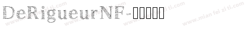 DeRigueurNF字体转换