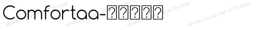 Comfortaa字体转换