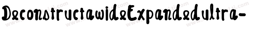 DeconstructawideExpandedultra-mPzj字体转换