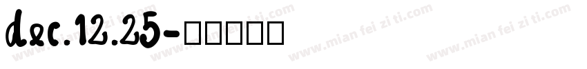 dec.12.25字体转换