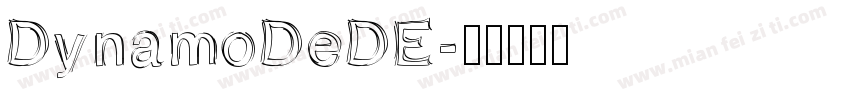 DynamoDeDE字体转换
