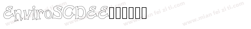EnviroSCDEE字体转换