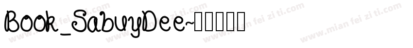Book_SabuyDee字体转换