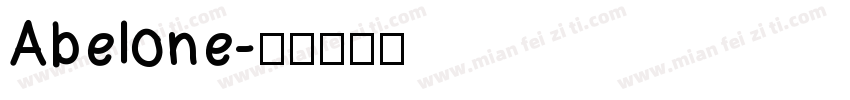 Abelone字体转换