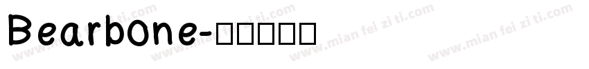 Bearbone字体转换