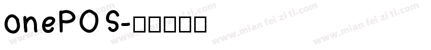 onePOS字体转换