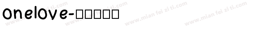 onelove字体转换
