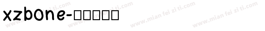 xzbone字体转换