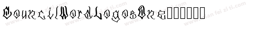 CouncilWordLogosOne字体转换