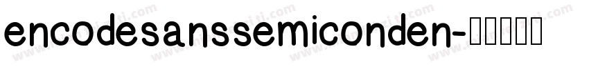 encodesanssemiconden字体转换