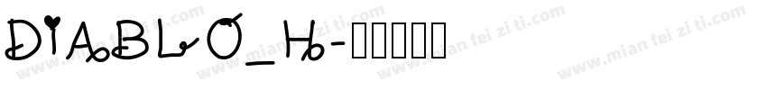 DIABLO_H字体转换
