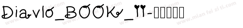 Diavlo_BOOK_II字体转换
