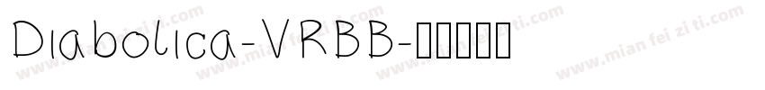 Diabolica-VRBB字体转换