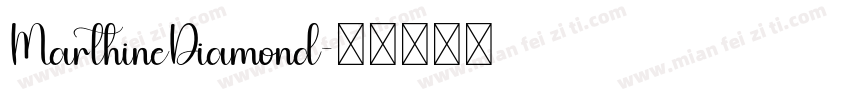 MarthineDiamond字体转换
