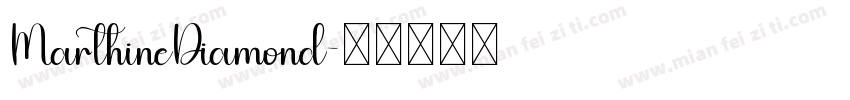 MarthineDiamond字体转换