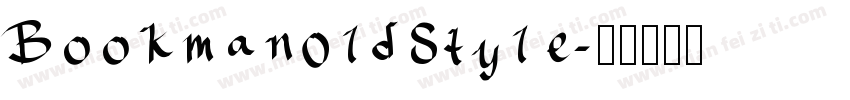Bookman0ldStyle字体转换