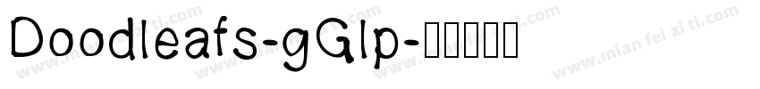 Doodleafs-gGlp字体转换