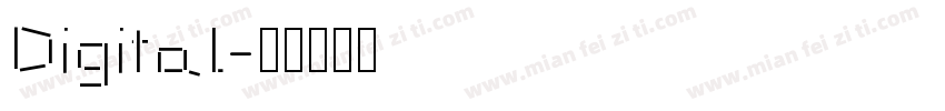 Digital字体转换