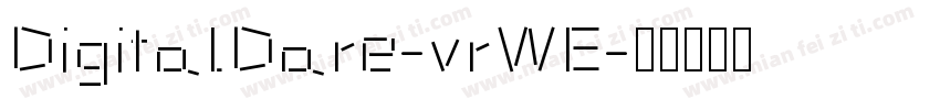 DigitalDare-vrWE字体转换