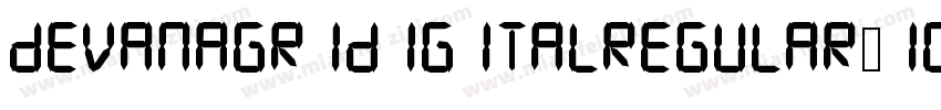 DevanagriDigitalRegular-1OKM字体转换