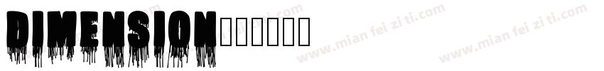 Dimension字体转换