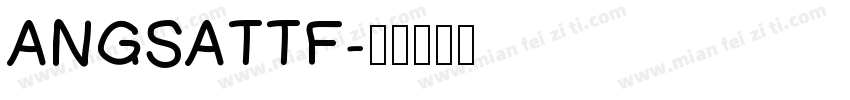 ANGSATTF字体转换