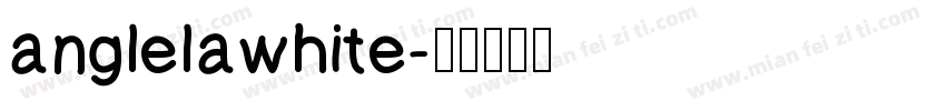 anglelawhite字体转换