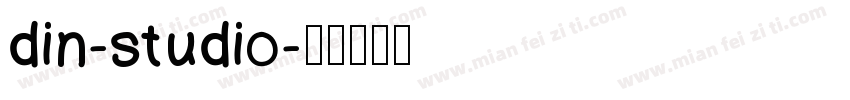din-studio字体转换