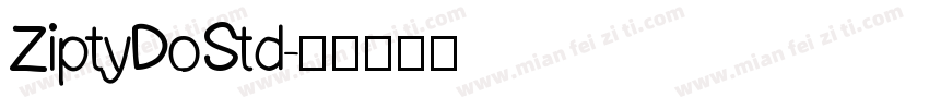 ZiptyDoStd字体转换