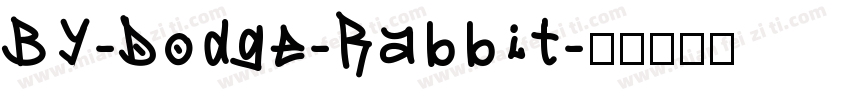 BY-Dodge-Rabbit字体转换