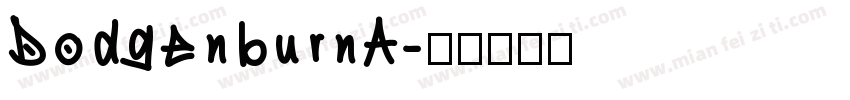 DodgenburnA字体转换