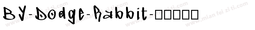 BY-Dodge-Rabbit字体转换