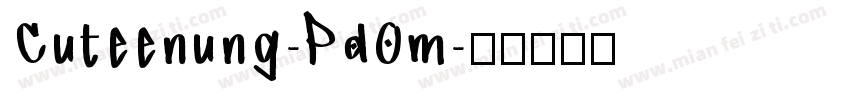Cuteenung-Pd0m字体转换