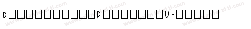 DontchastopPersonalU字体转换
