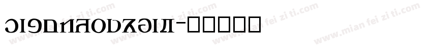 Conquistador字体转换