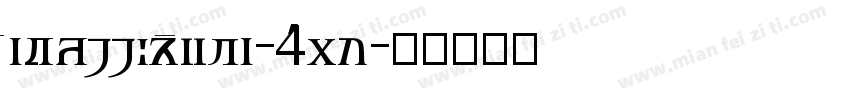 DorillyaDemo-4BBXW字体转换