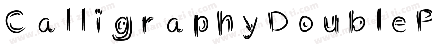 CalligraphyDoublePencil-mMDP字体转换