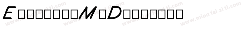 Electro-M2Dr字体转换