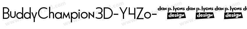 BuddyChampion3D-Y4Zo字体转换